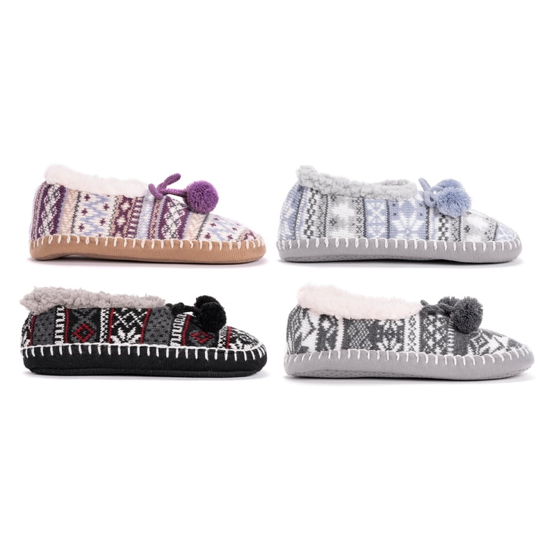 muk luks ballerina slippers