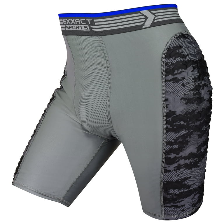 Exxact Sports Youth Sliding Shorts w/Hard Cup & Foam Padding for