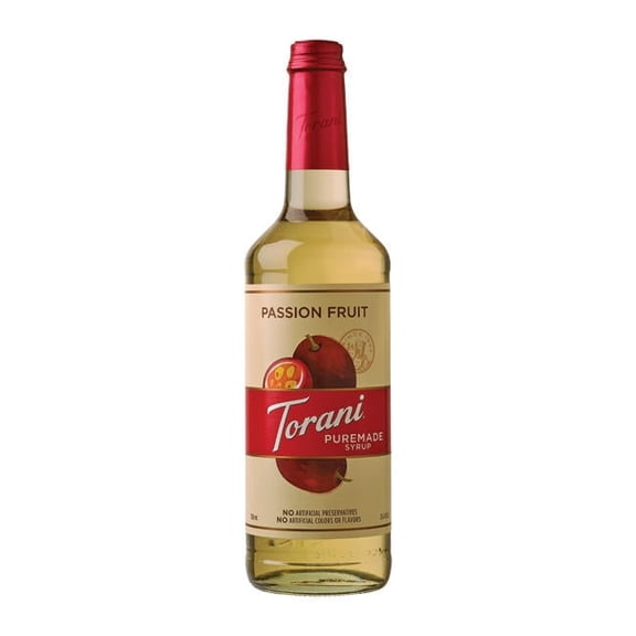 Torani Passion Fruit Puremade Syrup cs 4/750 ml