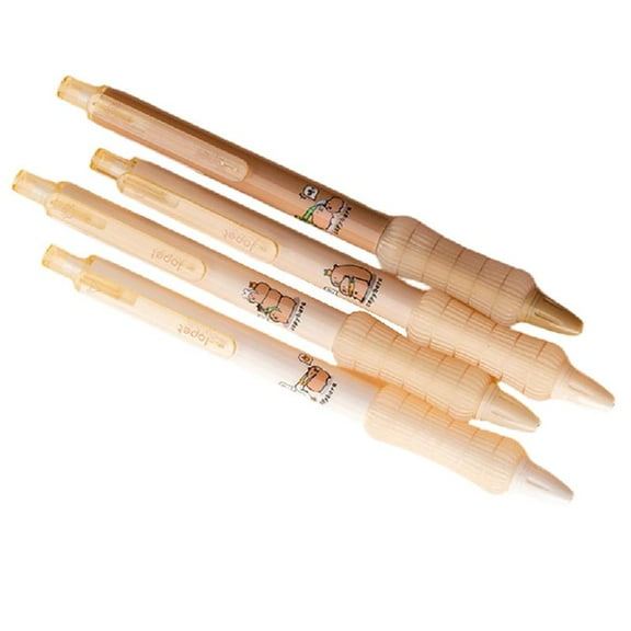 4Pcs Cartoon Mechanical Automatic Pencil Mechanical Pencil 0.5 Drafting Pencil