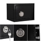 thumbnail image 5 of Caja Fuerte De Acero, Cerradura Con Llave De Acero, Caja De Seguridad Fuerte Y Duradera Con Cerradura Con 2 Llaves Para Almacenar Dinero, Efectivo, Joyas, Documentos, Caja Fuerte, 5 of 7