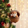 thumbnail image 1 of Forest Animals Christmas Decoration Acrylic Flat, 1 of 3