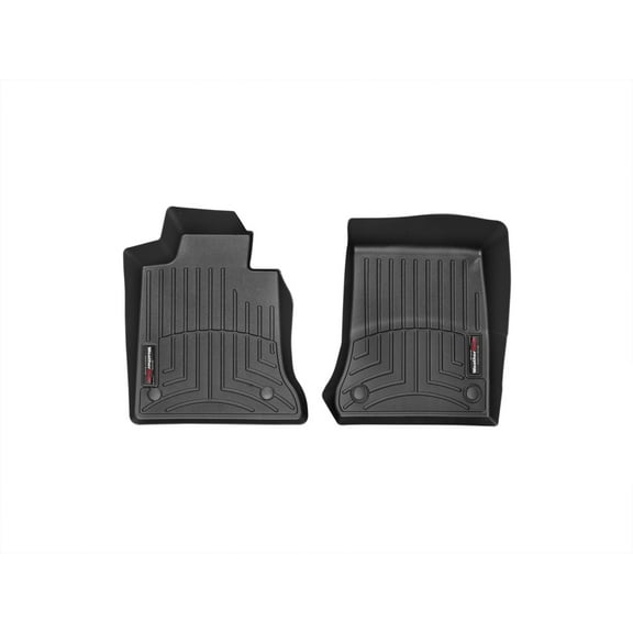 WeatherTech Custom Fit FloorLiners compatible with 2013-2015 Mercedes GLK-Class - 1st Row (Driver & Passenger), Black