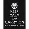 thumbnail image 2 of TeeStars - Keep Calm and Carry On My Wayward Son Hoodie X-Large Red, 2 of 4