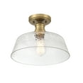 thumbnail image 2 of Trade Winds Finn 1-Light Ceiling Light in Natural Brass, 2 of 4