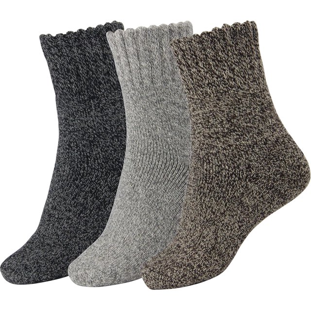BomKinta Calcetines para botas para mujer, calcetines cálidos y gruesos de invierno, calcetines acogedores, regalo de Navidad