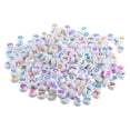 thumbnail image 4 of WHAMVOX Assorted Color Acrylic Alphabet Beads for DIY Crafts Jewelry Making 7 x 4 mm, 4 of 8
