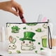 thumbnail image 4 of Bolsa de cosméticos con forma de conejito de Pascua para el Día de San Patricio, neceser portátil de moda para mujer, neceser multifuncional para guardar pintalabios., 4 of 6