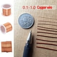 thumbnail image 4 of 3 Spool Coils Magnet Wire Enameled Copper Wire Enameled Magnet Winding Wire Natural Temperature Rating Widely Used for Transformers Inductors - 0.9mmx10m, 4 of 5