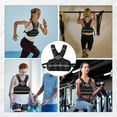 thumbnail image 5 of Adjustable Weighted Vest for Men & Women - 4-20 , Reflective Stripe and Mesh Pocket for Walking, Jogging, and Strength Training, 5 of 5
