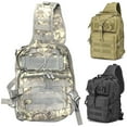 thumbnail image 2 of AMERTEER Military Sling Chest Backpack Large Capacity Daypack Chest Pack Bag Sports Motorcycle Ride Bicycle Single Bag, 2 of 3