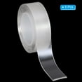 thumbnail image 3 of Uxcell 16.4Ft/196" Length 0.8" width Double Sided Tape, 5 Pack Clear Mounting Tape Removable 2mm Adhesive Tape 2mm, 3 of 6