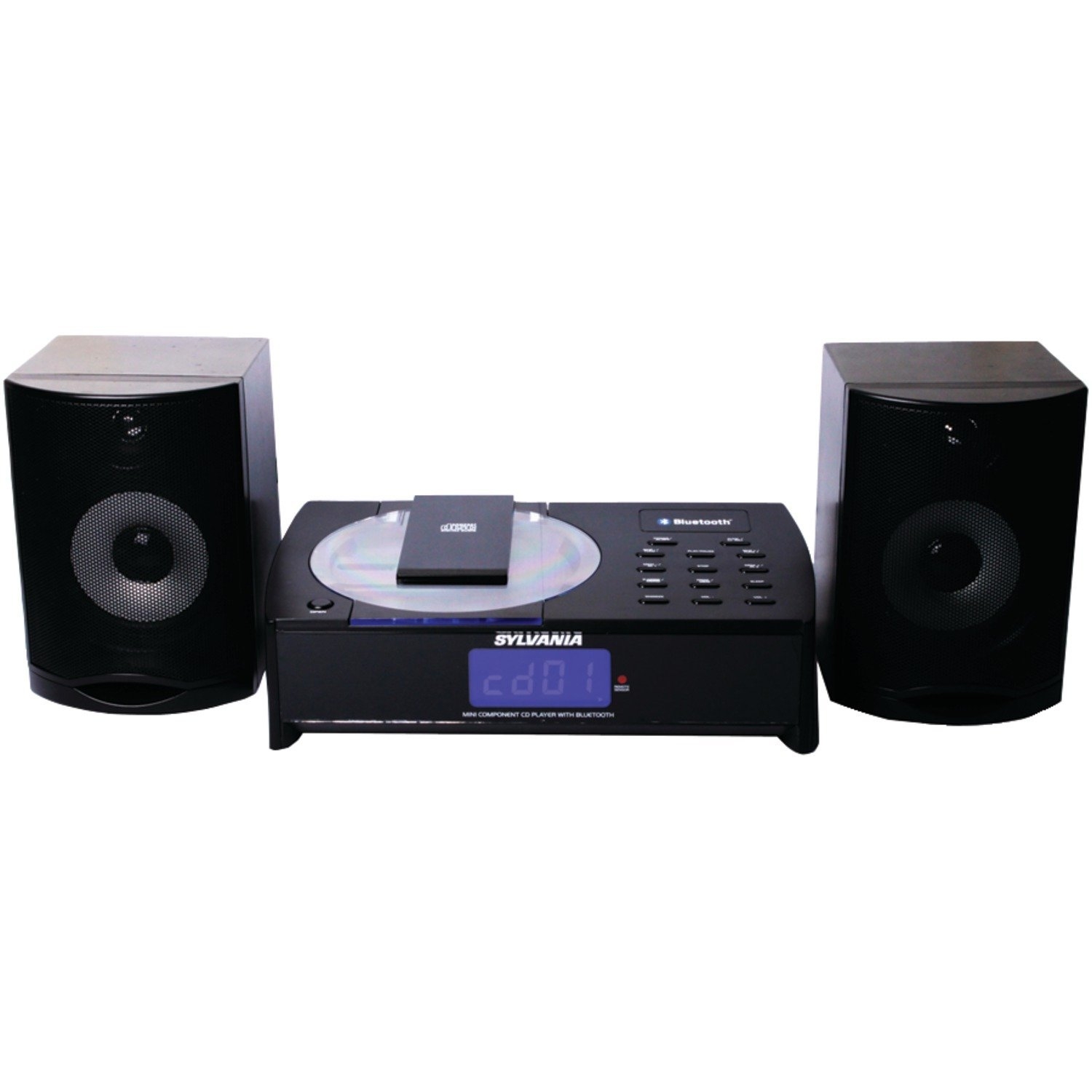 sylvania bluetooth cd micro system