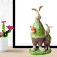 thumbnail image 3 of Rongfmy Animal Sculpture Figurines With Standing Rabbit Statues Bunny Craft Ornament For B, 3 of 9