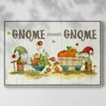 thumbnail image 3 of Gnome Sweet Gnome - Framed Gallery Wrapped Holiday Canvas - 25 x 37 - White Frame, 3 of 9
