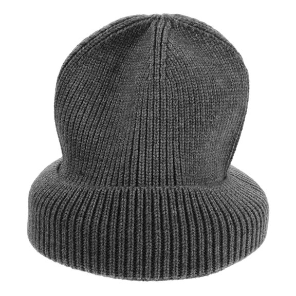 RENACLIPY Grey Acrylic Unisex Winter Knit Beanie Hat Windproof Warm Outdoor Cycling