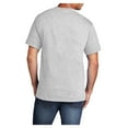 thumbnail image 2 of Mens Core Cotton Male T-Shirts Ash 4XL, 2 of 5