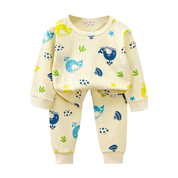 NIEWTR Toddler Girls Kids Pajamas Pjs Long Sleeve Snug fit 12M-8Y 2pcs Soft Jammies Loungewear Long sleeve Pjs for Girls 6 9 12 18 24 Months 2T 3T 4T (4-5 Years)