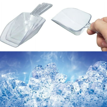 

BE Plastic Clear Ice Sugar Scoops For Wedding Buffet Favor Sweet Candy F5X3
