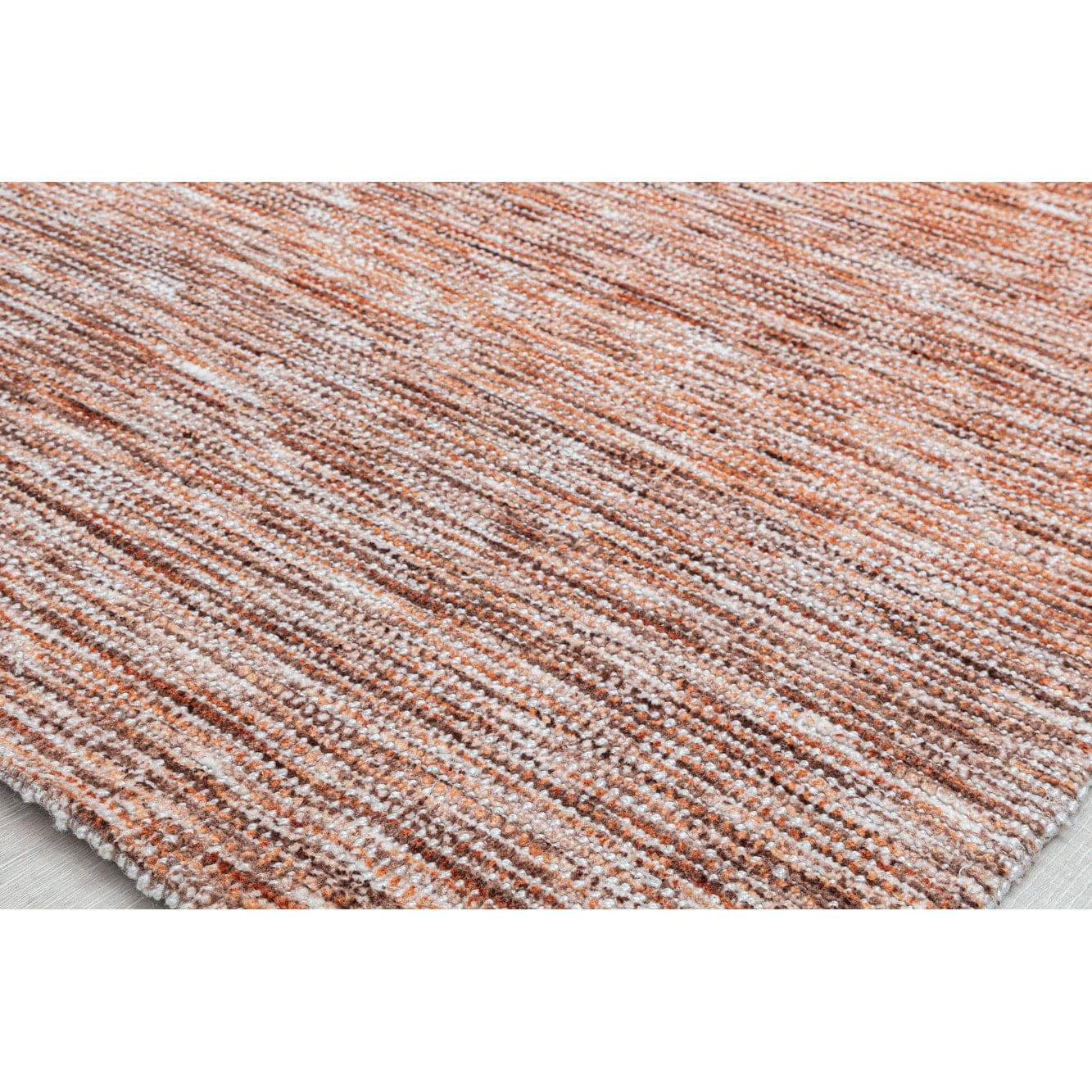 Rugs America RW10A Copper Solid Bohemian Orange Area Rug, 8'0"x10'0" Ideal for Living Room, Bedroom, Dining Room and More