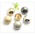 thumbnail image 4 of 5pcs Shank Button for Sewing Accessories DIY Coat Clothes Decoration Metal Mushroom Bald Button for Craft Handmade (Gun Metal, 17mm), 4 of 7
