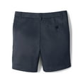thumbnail image 2 of Lands' End School Uniform Girls Slim Plain Front Blend Chino Shorts, 2 of 3
