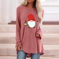 thumbnail image 1 of Pntutb moda mujer estampado manga larga cómodo transpirable cuello redondo tops Pntutb Pntutb-217, 1 of 5