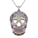 thumbnail image 1 of Collar Controse de acero inoxidable con forma de corazón en tono plateado, 1 of 1