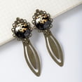 thumbnail image 4 of Halloween bats Vintage Copper-Colored Lace Bookmarks - Set of 2, Stainless Steel Book Markers for Book Lovers and Readers, 4 of 5
