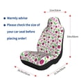 thumbnail image 5 of Pofeuu Tulips Flowers Print Automotive Car Seat Covers Flat Cloth Full Set Seat Covers,Car Seat Covers front seats for Cars Trucks and SUVs-2 PCS, 5 of 9