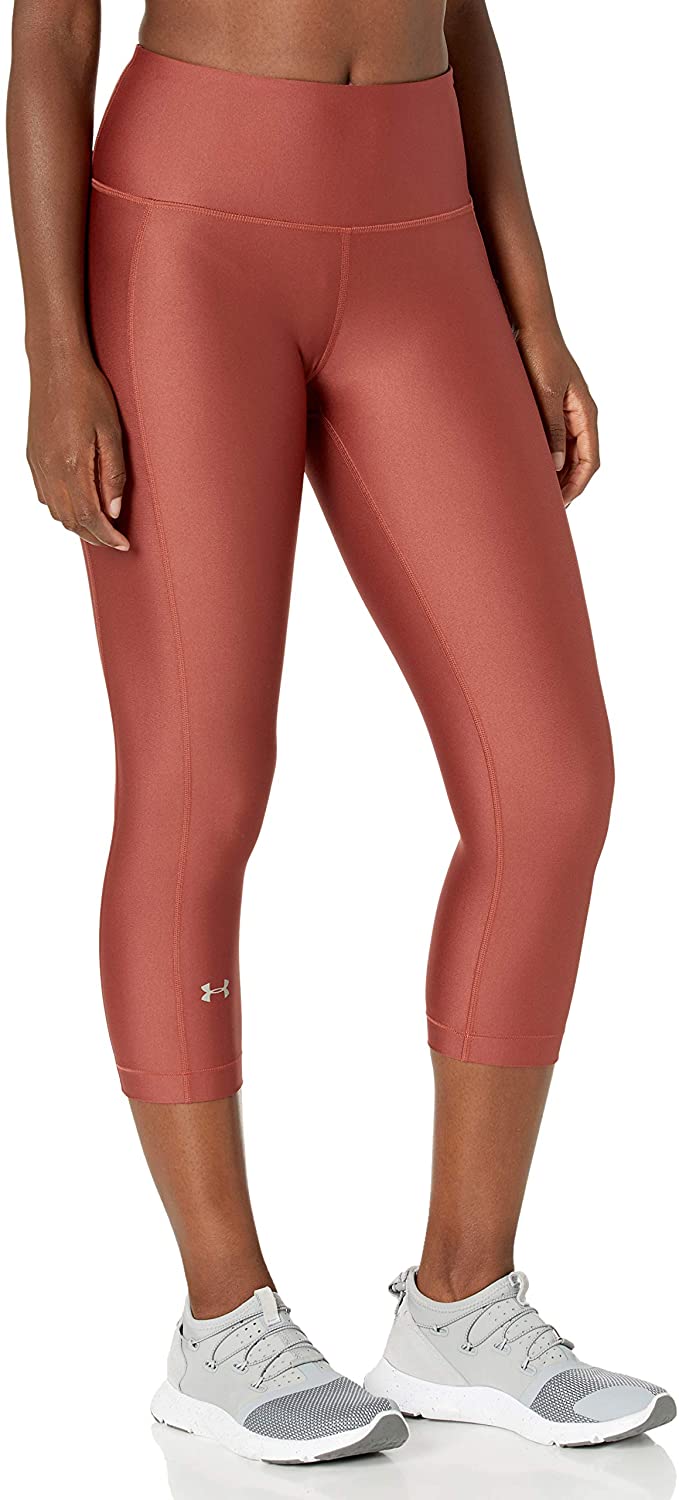 women's under armour heatgear high waisted capri leggings