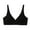 Black, variant on Sport Bras for Women Seamless Deep V Neck Push up Bralettes Breathable High Impact Wireless Bras