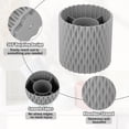 thumbnail image 4 of Unique Bargains 1 Pcs 360° Rotating Makeup Organizer Makeup Brush Holder Organizer Multi-Functional Pen Holder gray, 4 of 7