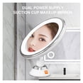 thumbnail image 2 of 3 Color Makeup Mirror With Led Light Touch Screen Mirror Rechargeable 10X Magnifying Mirrors Flexible Cosmetic Miroir ,Widely Use, 2 of 7