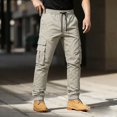thumbnail image 2 of WJOSBXT Mens Work Pants Tapered Cargo 2026 Water Resistant Ripstop Cuffed Tactical Pants Big and Tall Lightweight Straight Leg Outdoor Carpenter Pants L, 2 of 9