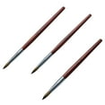 thumbnail image 1 of Juego de 3 pinceles para uñas, pinceles acrílicos Kolinsky para aplicación acrílica, extensión de uñas para salón de bricolaje, 1 of 7