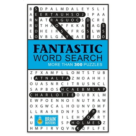 Brain Busters Fantastic Word Search: With 300 Puzzles, (Paperback)