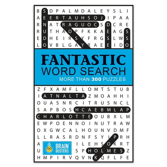 Brain Busters Fantastic Word Search: With 300 Puzzles, (Paperback)
