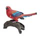 thumbnail image 3 of Figura de pájaro realista, figura de animal, adorno para niños y niñas, estatua realista para el hogar. Cabeza roja, 3 of 8