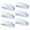 White, variant on Toptie 6 Pieces Sweat Headbands Sport Cotton Terry Cloth Headbands-White