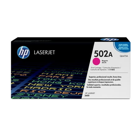 UPC: 0829160703077 | HP 502A (Q6473A) Toner Cartridge  Magenta