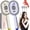 2pcs-d, variant on Electric Steam Brush, Electric Steam Brushs for Hair, Wet Electrics Hairbrush - Hair Brush with Water Spray, Rechargeable Steams Hair Straightener, Red Light Brushs, Anti Frizz Tool (Beige)