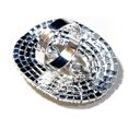 thumbnail image 6 of Sparkly Rhinestone Oval Rings for Women Adjustable Cocktail Statement Ring Pave Cubic Zirconia Crystal Chunky Geometry Open Wrap Knuckle Stacking Ring Promise Minimalist Fashion Jewelry for Her, 6 of 6