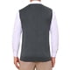 thumbnail image 3 of INSPIRE CHIC Chaleco de Suéter Sin Mangas de Cuello en V de Cuadros Argyle para Hombre M Gris Oscuro, 3 of 5