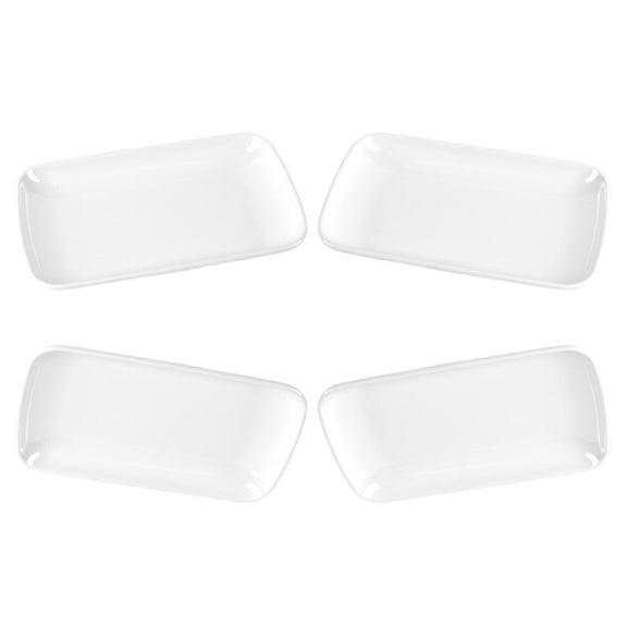 Serving Melamine Plates Plate Platters Salad White Rectangular Tray Platter Set Appetizer Food Trays Dish Dessert Fruit