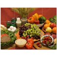 thumbnail image 1 of Fruits Vegetables Ceramic Tile Mural Kitchen Backsplash Bathroom Shower 405183-XL43, 1 of 9