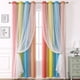 thumbnail image 4 of Xiao Hua Cortinas perforadas de estilo sencillo, ideales para dormitorio, sala y cocina (2 paneles, 198 cm de largo x 100 cm de ancho, 92 cm de ancho), 4 of 4