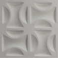 thumbnail image 5 of 19 5/8"W x 19 5/8"H York EnduraWall Decorative 3D Wall Panel, Universal Pearl Metallic Sea Mist (Covers 2.67 Sq. Ft.), 5 of 6