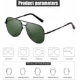 thumbnail image 3 of LAICAIW Aviator Sunglasses for Women Classic Oversized Sun Glasses UV400 Protection, 3 of 7
