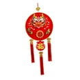 thumbnail image 4 of Tachiuwa 3D Chinese Dragon New Year Hanging Decoration 2024 Lunar Year Traditional 39x15inch with Tassel for Dinning Room Accessories Style C, 4 of 10